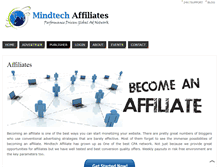 Tablet Screenshot of mindtechaffiliates.com